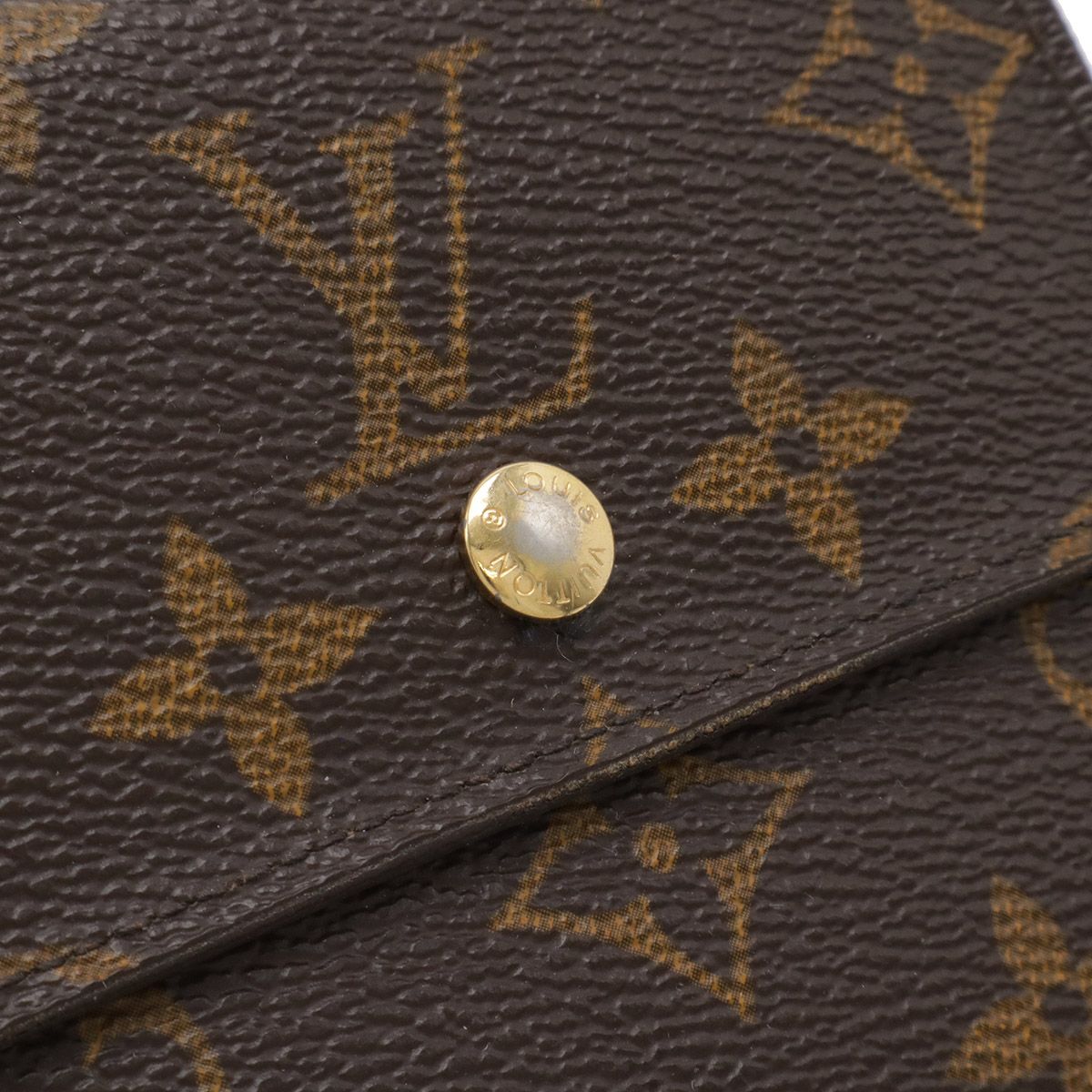 Louis Vuitton Monogram Portefeuille Elise Bifold Wallet Hook — view 4