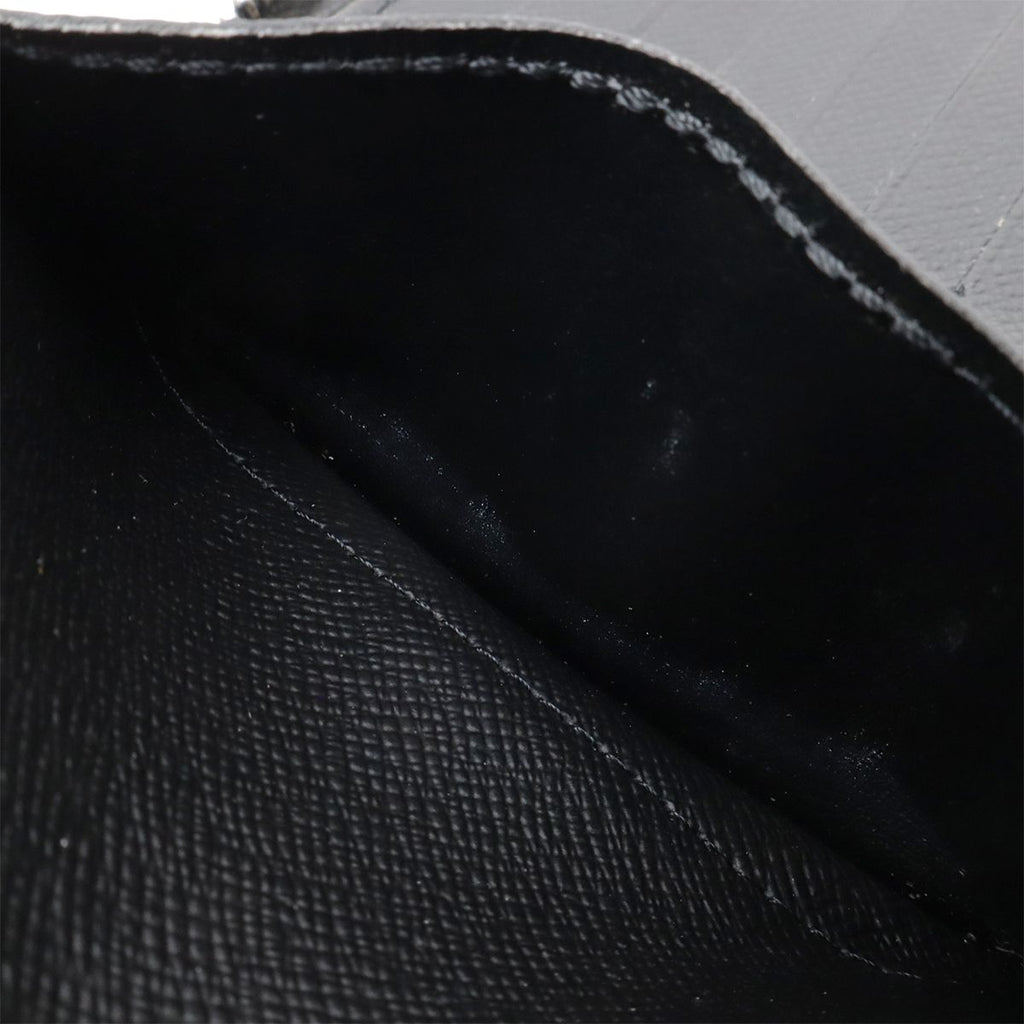 Louis Vuitton Monogram Eclipse Zippy Wallet Vertical Zip Around Black Gray — view 8