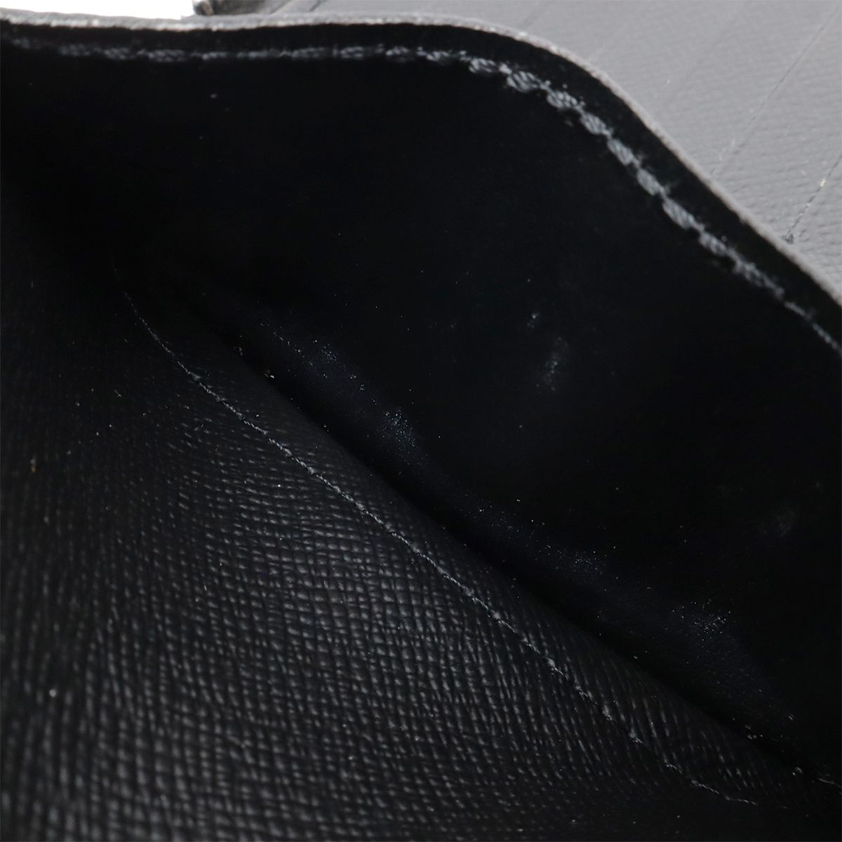 Louis Vuitton Monogram Eclipse Zippy Wallet Vertical Zip Around Black Gray — view 8