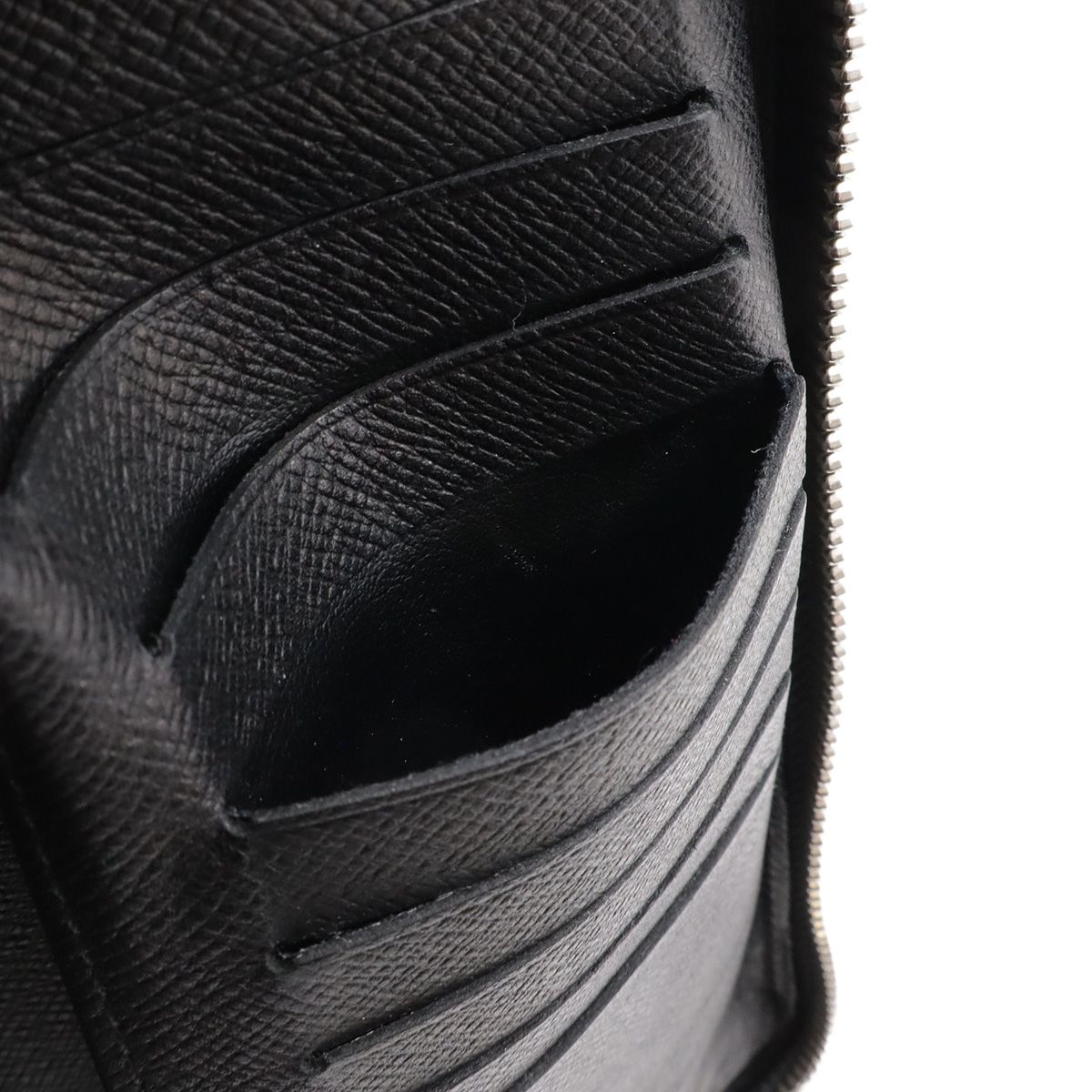 Louis Vuitton Damier Graphite Zippy Wallet Vertical Zip Around Black Gray — view 8