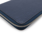 Louis Vuitton Epi Zippy Wallet Zip Around Handbag Navy — view 3