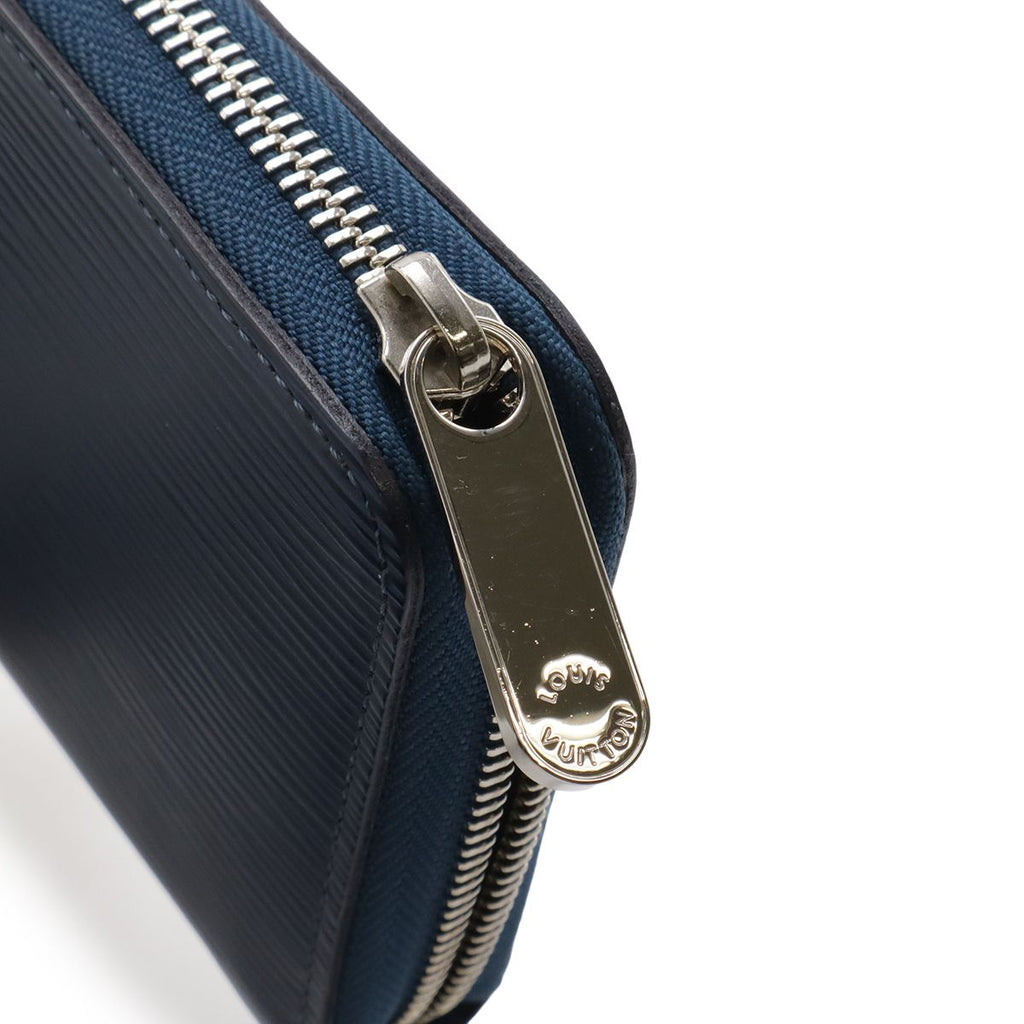 Louis Vuitton Epi Zippy Wallet Zip Around Handbag Navy — view 5