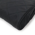 Prada Chain Shoulder Bag 2-Way Clutch Quilted Nylon Leather Nero Black — view 3