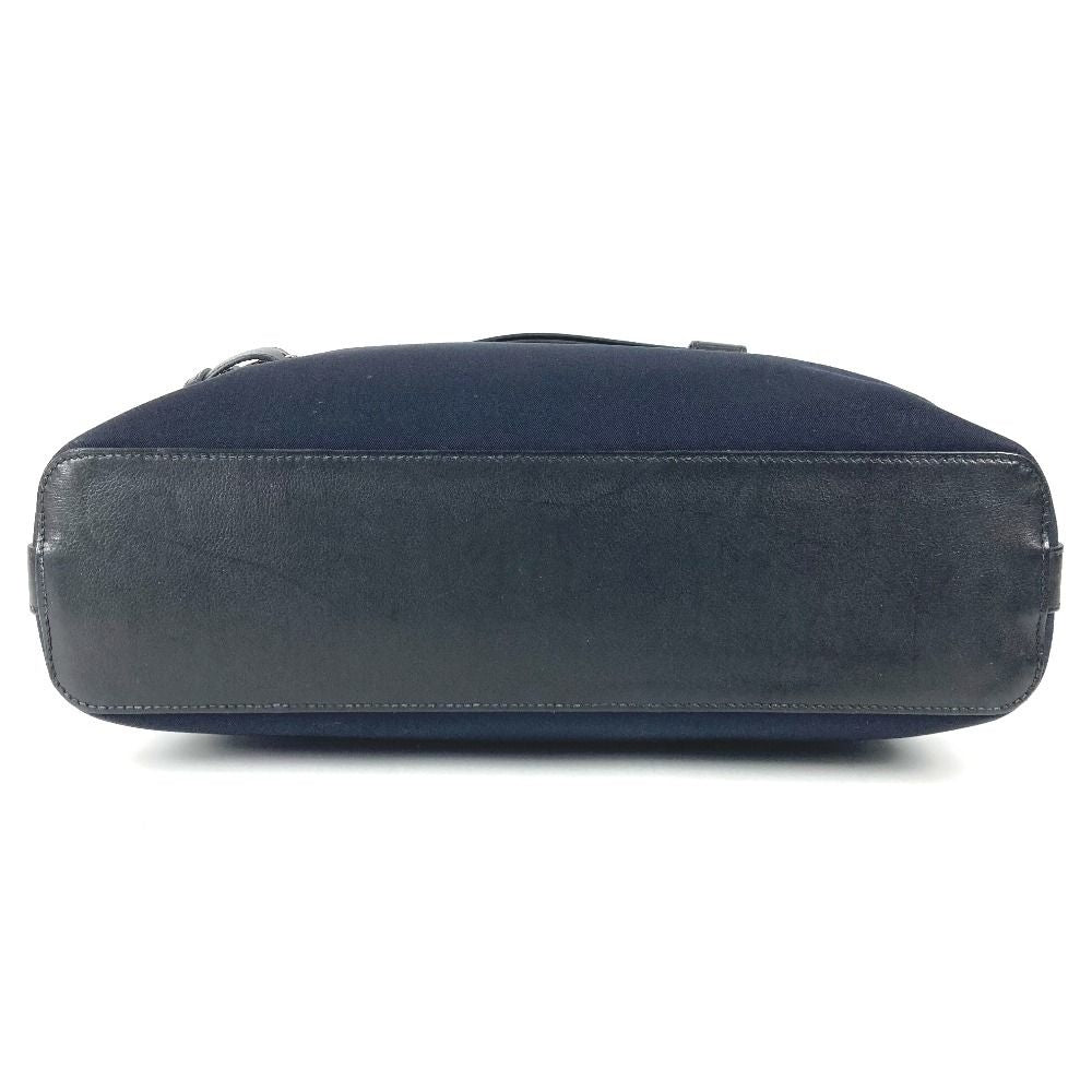 Hermes Handbag Etribel Doc Canvas Leather Black — view 5