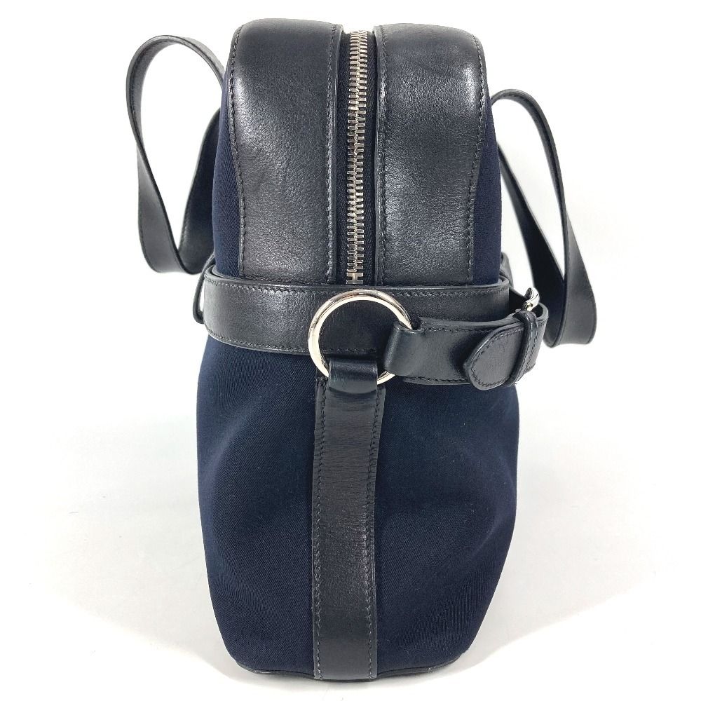 Hermes Handbag Etribel Doc Canvas Leather Black — view 4