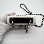 Chanel Shoulder Bag Trendy CC Quilted Turnlock CC Logo White Chain — view 3