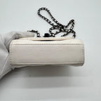 Chanel Shoulder Bag Trendy CC Quilted Turnlock CC Logo White Chain — view 4