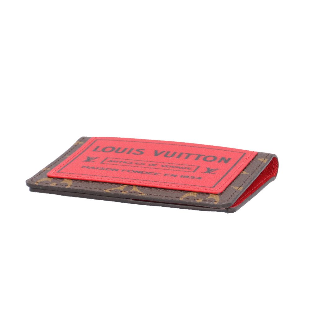 Louis Vuitton Organizer de Poche Monogram Card Case Canvas Brown Rujusari — view 4