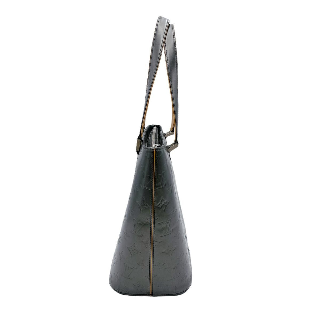 Louis Vuitton Monogram Matte Handbag Stockton Noir — view 4