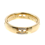 Hermes 18K Yellow Gold Hella Cles Wedding Ring Diamond 47 — view 4
