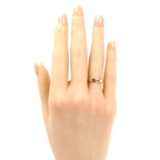 Hermes 18K Yellow Gold Hella Cles Wedding Ring Diamond 47 — view 8