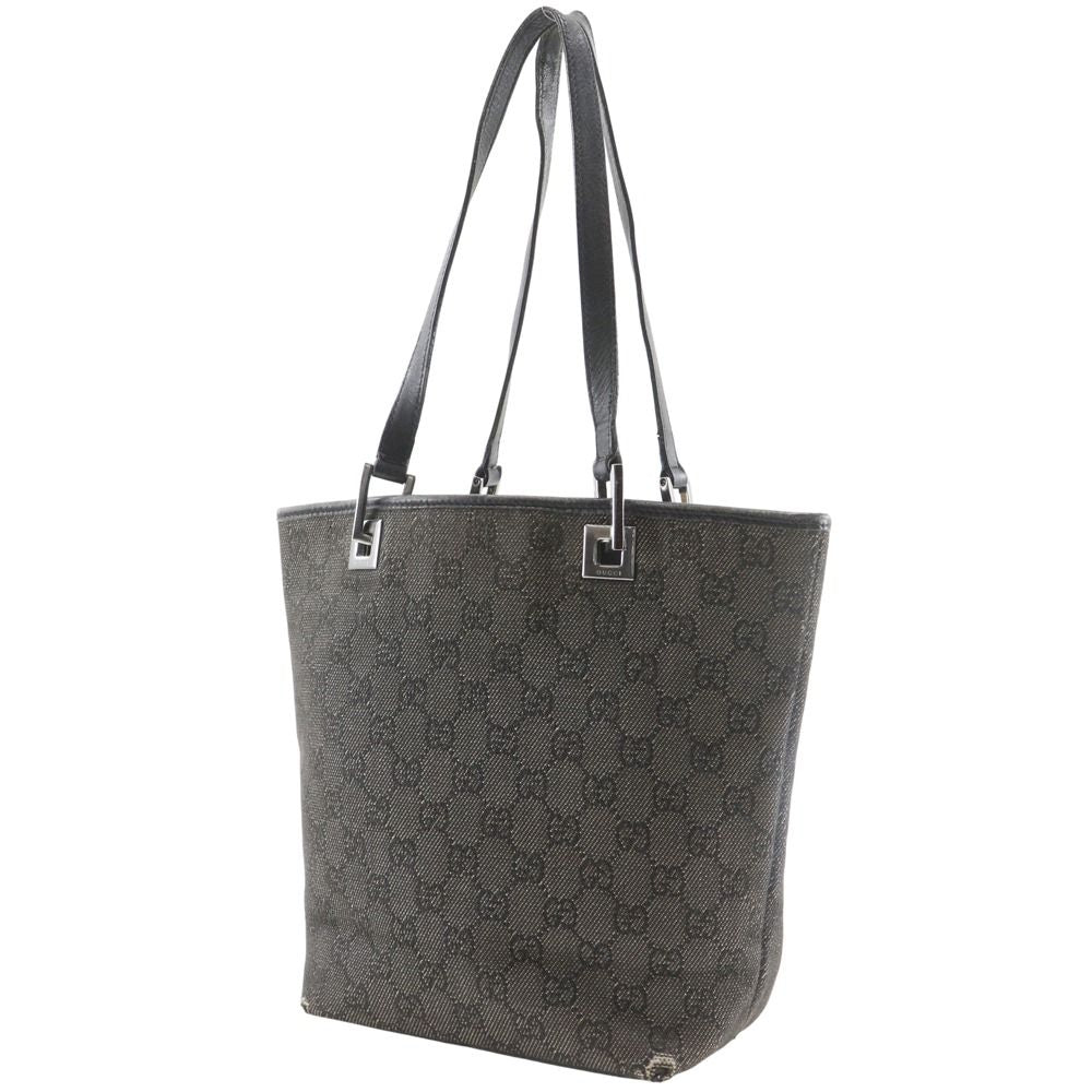 Gucci GG Denim Black Tote — view 2