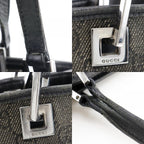 Gucci GG Denim Black Tote — view 9