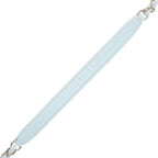 Chanel Mini Flap CC Logo Quilted Chain Shoulder Bag Light Blue — view 5