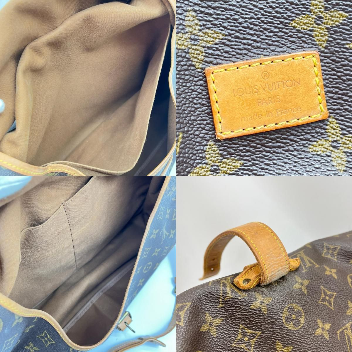 Louis Vuitton Shoulder Bag Saumur 35 Monogram Brown — view 8