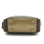 Fendi Zebra Pattern Canvas 2-Way Bag Brown Bag — view 4