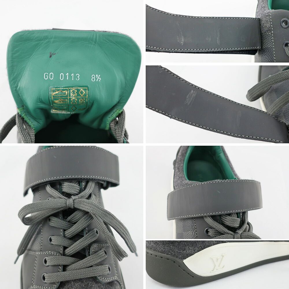 Louis Vuitton Sneakers Damier Graphite Gray 8 — view 9