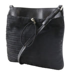 Prada Pochette Nylon Leather Black Shoulder Bag — view 2