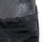 Prada Pochette Nylon Leather Black Shoulder Bag — view 7