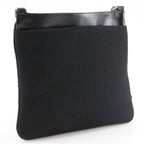 Prada Pochette Nylon Leather Black Shoulder Bag — view 3