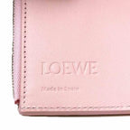 Loewe Anagram Vertical Wallet Small Trifold Pebble Grain Blossom — view 6