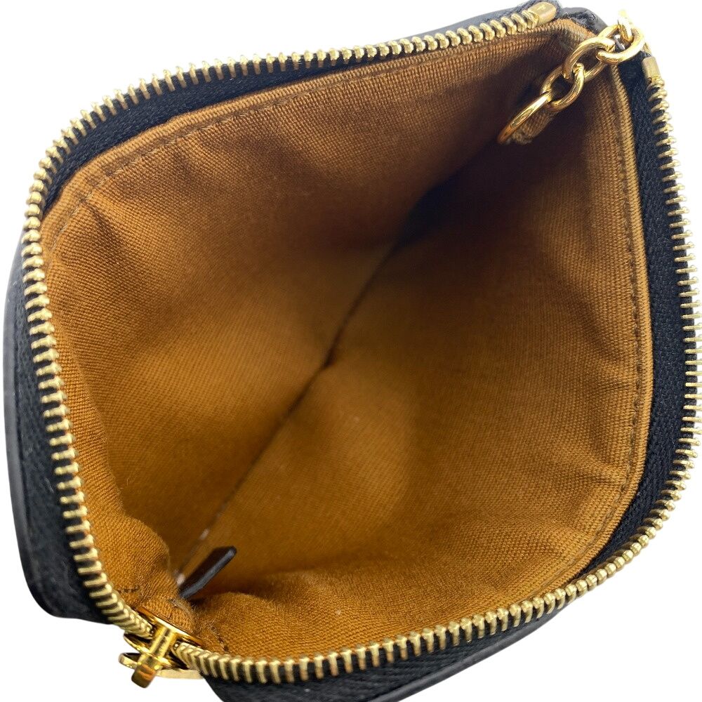Celine Coin Pass Card Case Brown Black — view 7