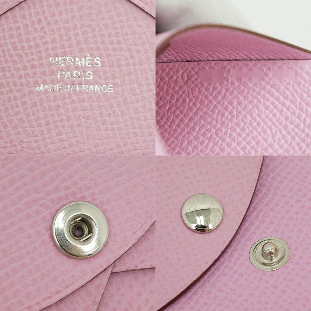 Hermes Calvi Duo Mauve Sylvestre Epsom — view 6