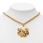 Chanel Vintage CC Logo Chain Necklace Gold Plated — view 5
