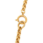 Chanel Vintage CC Logo Chain Necklace Gold Plated — view 3