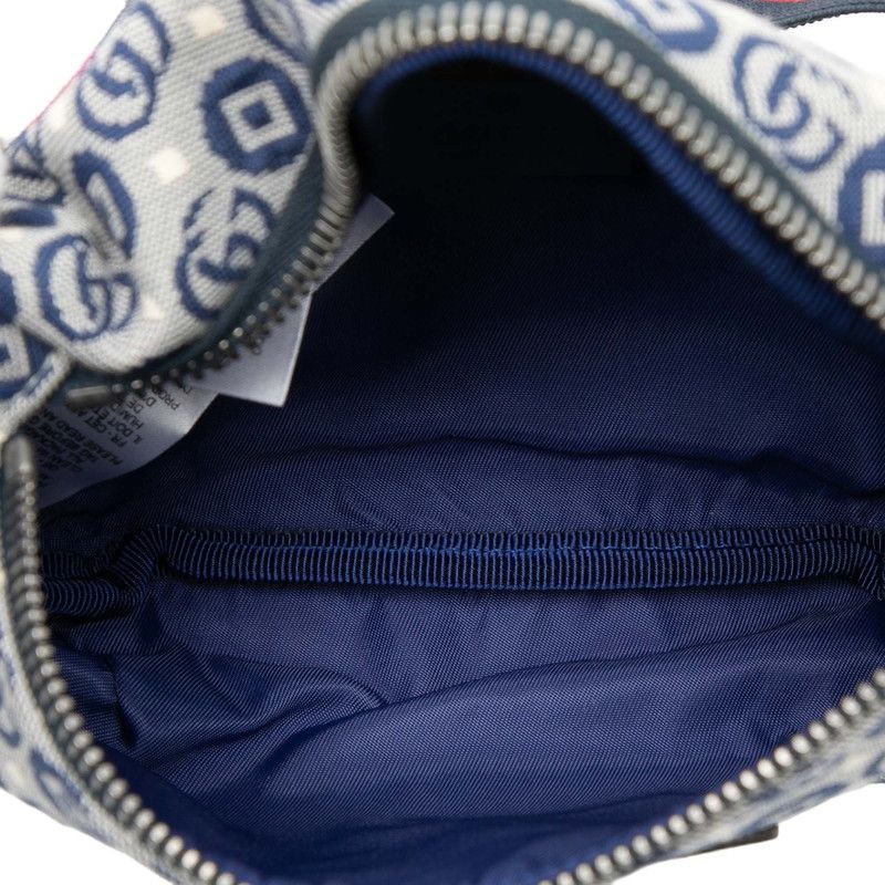 Gucci Children's Strawberry Seahorse Belt Bag Blue — view 4