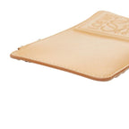 Loewe Anagram Coin Case Card Camel Beige Leather — view 4
