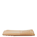 Loewe Anagram Coin Case Card Camel Beige Leather — view 3