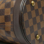 Louis Vuitton Damier Marais Tote Shoulder Bag Bucket Brown Leather — view 5