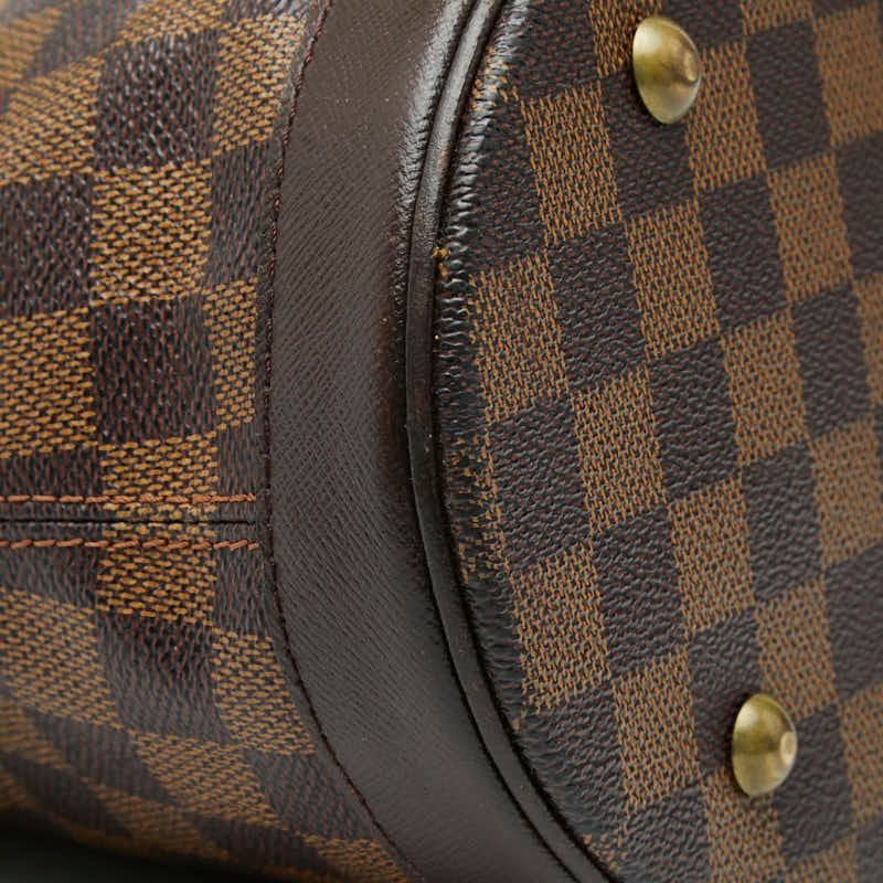 Louis Vuitton Damier Marais Tote Shoulder Bag Bucket Brown Leather — view 5