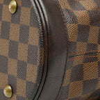 Louis Vuitton Damier Marais Tote Shoulder Bag Bucket Brown Leather — view 4