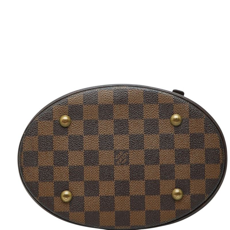Louis Vuitton Damier Marais Tote Shoulder Bag Bucket Brown Leather — view 3