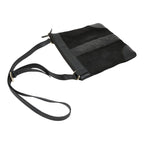 Gucci Guccissima Black Leather Suede Shoulder Bag — view 9