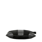 Gucci Guccissima Black Leather Suede Shoulder Bag — view 3