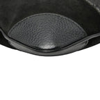 Gucci Guccissima Black Leather Suede Shoulder Bag — view 5
