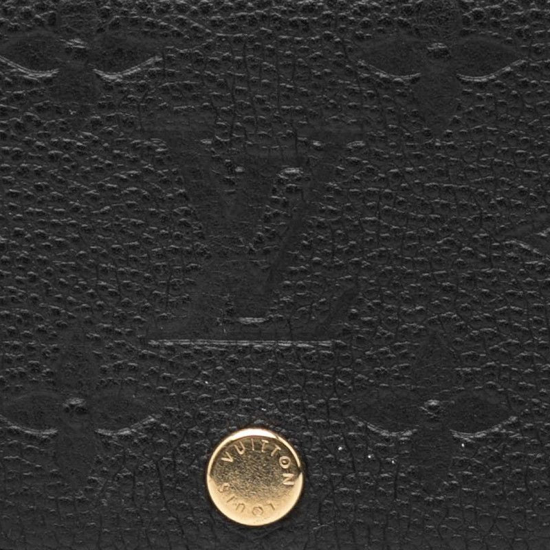 Louis Vuitton Monogram Empreinte Amberop Carte de Visit Card Case Noir Black — view 4