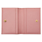 Prada Card Case Pink Saffiano Leather — view 6