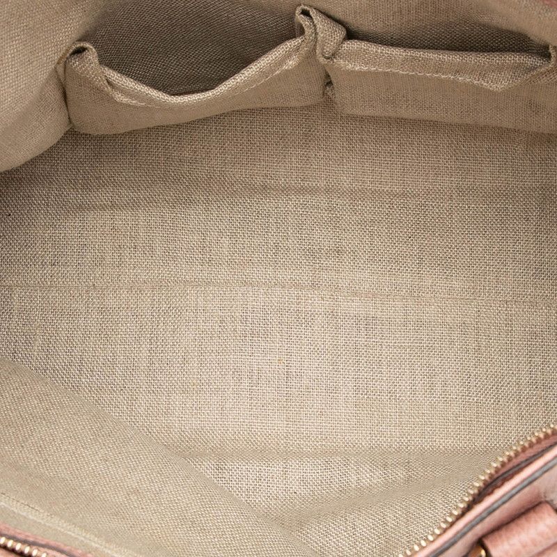 Gucci 2-Way Shoulder Bag Pink Leather — view 4