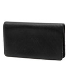 Chanel Stitch CC Logo Bifold Wallet Black Lambskin — view 2