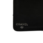 Chanel Stitch CC Logo Bifold Wallet Black Lambskin — view 5