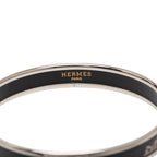 Hermes Enamel PM Silver Black Metal Belt — view 5