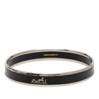 Hermes Enamel PM Silver Black Metal Belt — view 2