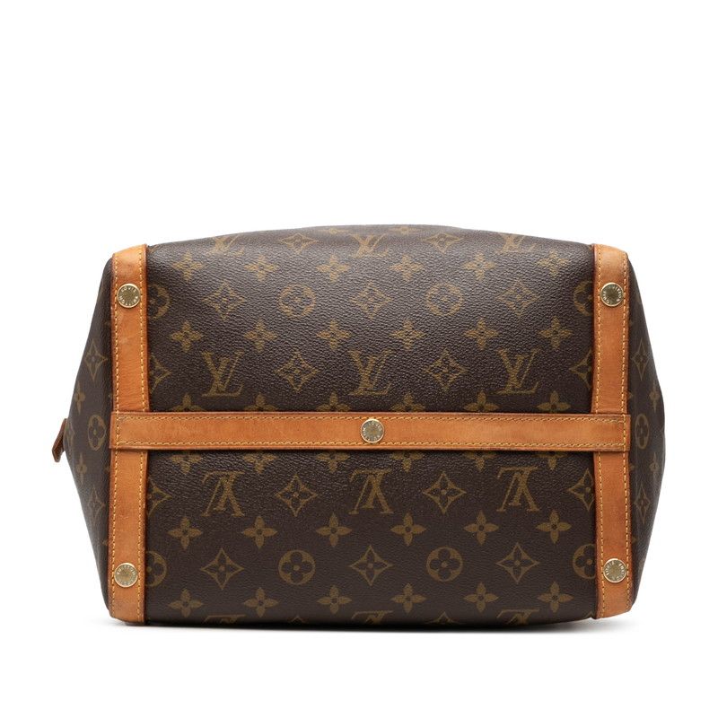 Louis Vuitton Monogram Marais MM Brown Leather Handbag — view 3