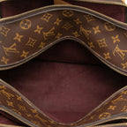 Louis Vuitton Monogram Marais MM Brown Leather Handbag — view 4