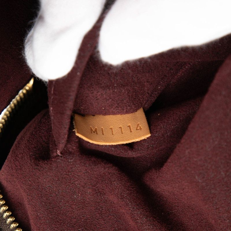 Louis Vuitton Monogram Marais MM Brown Leather Handbag — view 6