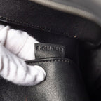 Celine Edge Black Red Leather Calf Hair Tote — view 7